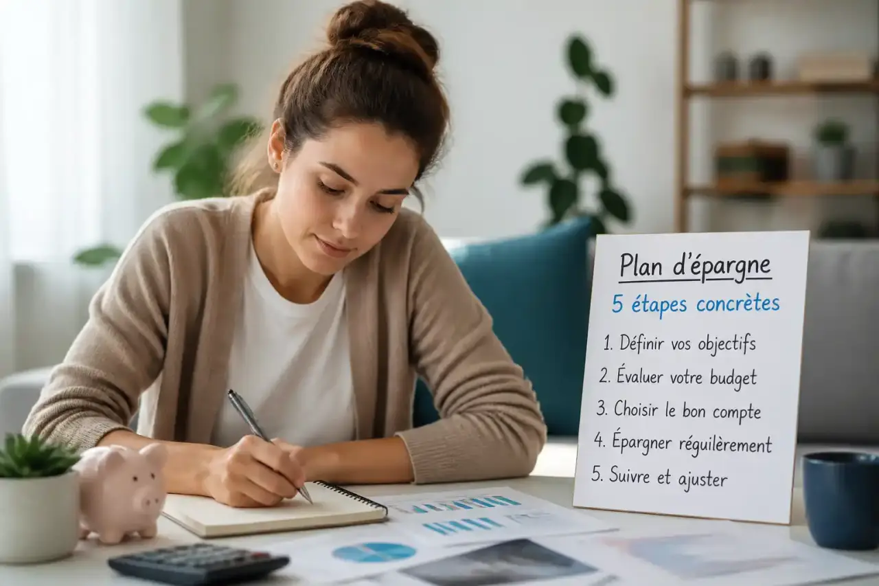 Plan d'épargne : 5 étapes concrètes pour sécuriser votre avenir financier