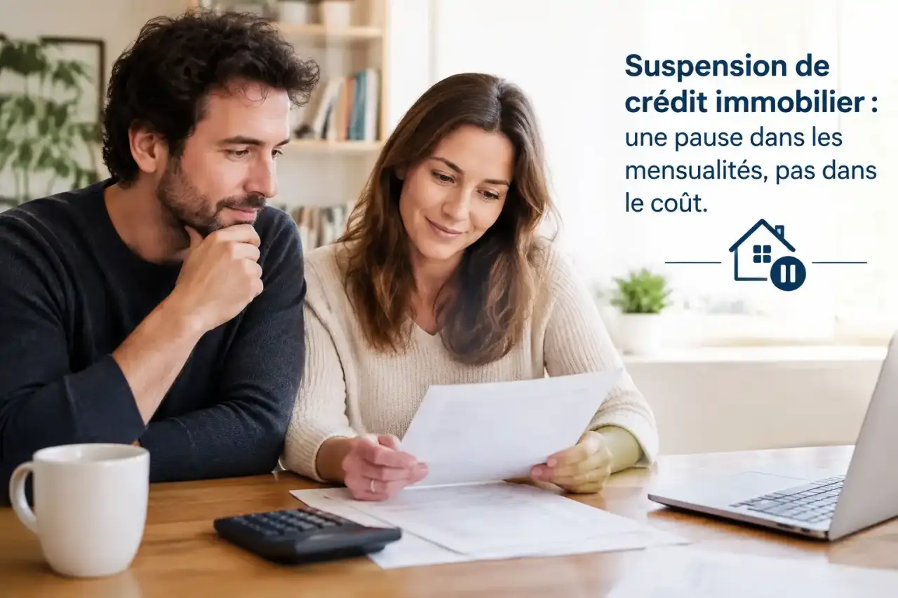 Suspension de crédit immobilier : une pause dans les mensualités, pas dans le coût
