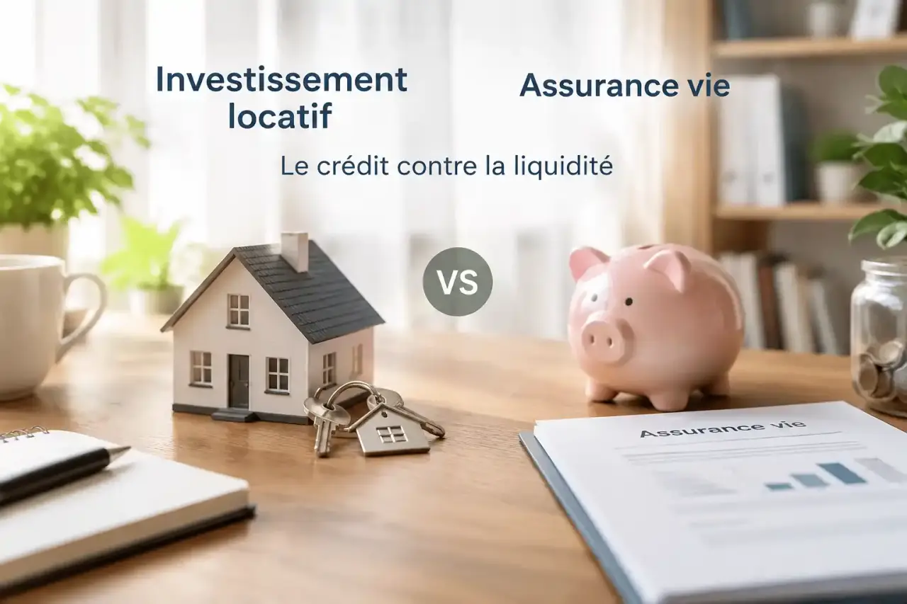 Investissement locatif ou assurance vie : le crédit contre la liquidité