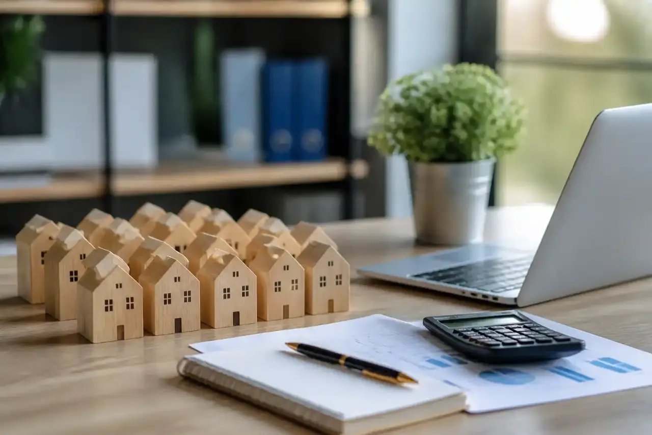 Interface de pilotage immobilier montrant le cash-flow et la fiscalité